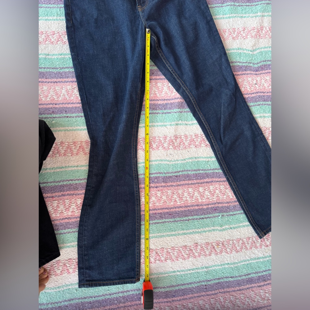 Abercrombie Dark Blue Denim Jeans the Slim Straight Ultra Hi Rise - Picture 4 of 11